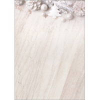 sigel Weihnachts-Motiv-Papier "Rustic White",...