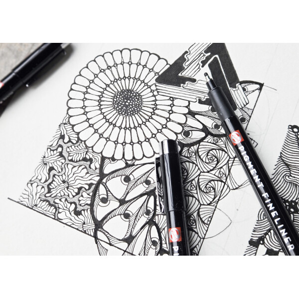 ROYAL TALENS Pigment Fineliner Bold, schwarz, 3er Set