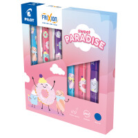 PILOT Tintenroller FRIXION BALL 07 Fancy Winter, 6er Wallet