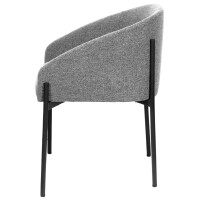 PAPERFLOW Besuchersessel MILO, anthrazit