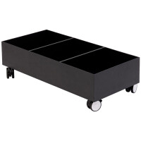 PAPERFLOW Rollsockel für 3 Wertstoffsammelboxen,...