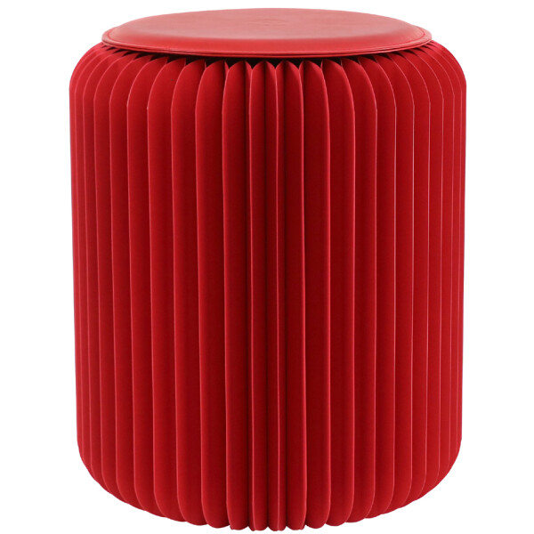 PAPERFLOW Faltbarer Hocker Flexistool, Höhe 420 mm, grau