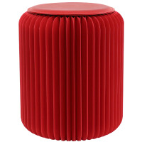 PAPERFLOW Faltbarer Hocker Flexistool, Höhe 420 mm, rot