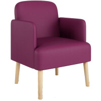 PAPERFLOW Besucheressel Brooks, Kunstleder, lila