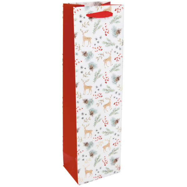 sigel Weihnachts-Flaschentüte "Charmful Christmas"