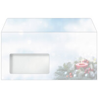 sigel Weihnachts-Motiv-Umschlag "Candlelight...