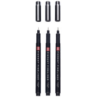 ROYAL TALENS Pigment Fineliner Fine, schwarz, 3er Set