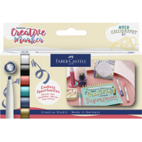 FABER-CASTELL Creative Marker GOLDFABER, 6er Etui Soft