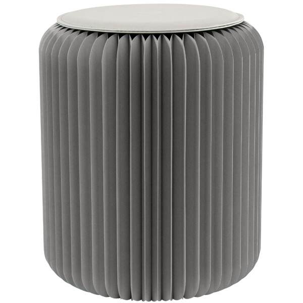PAPERFLOW Faltbarer Hocker Flexistool, Höhe 420 mm, braun