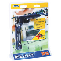 Rapid Zaunzange FP222, blau, inkl. 200 Ringklammern VR22