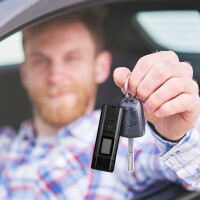 LogiLink Atem-Alkoholtester, mit LCD-Display, schwarz