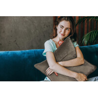 Montandor Wärmekissen mit Heat Pad, samtig, braun