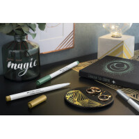 FABER-CASTELL Creative Marker GOLDFABER, 3er Blister
