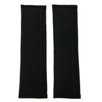 IWH KFZ-Gurtpolster Alcantara, schwarz, 2er Set