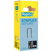 Rapid Schmalrückenklammern Typ 606, 15 mm, Kleinpackung