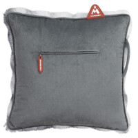 Montandor Wärmekissen mit Heat Pad, pelzig, grau