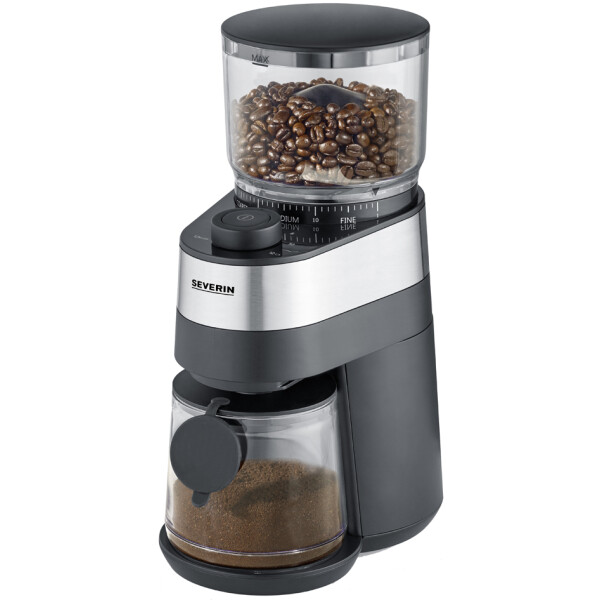 SEVERIN Kaffeemühle KM 3880, 140 Watt, schwarz Edelstahl