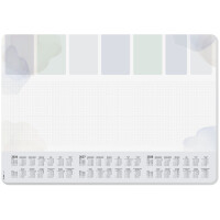 sigel Papier-Schreibunterlage "Pastel Planner",...