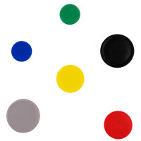 magnetoplan Rundmagnet "Basic", 32 mm, blau