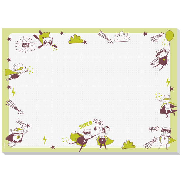 sigel Papier-Schreibunterlage "Bunny Ballerinas"