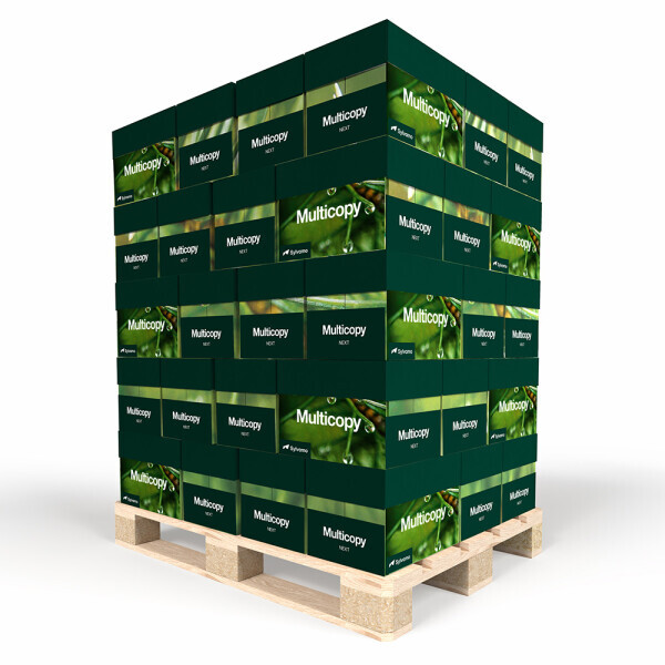 MULTICOPY Next Premiumpapier hochweiß A4 80g - 1 Palette (100.000 Blatt)