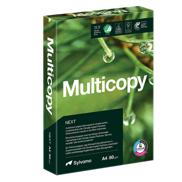 MULTICOPY Next Premiumpapier hochweiß A4 80g - 1 Palette (100.000 Blatt)