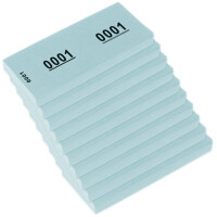 Kangaro Nummernblock 1-1000, 105 x 42 mm, blau