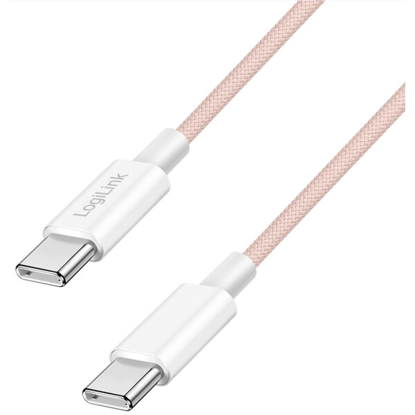 LogiLink USB 2.0 Kabel, USB-C - USB-C Stecker, 1,5 m, blau