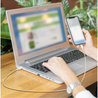 LogiLink USB 2.0 Kabel, USB-A - USB-C Stecker, 0,5 m,...