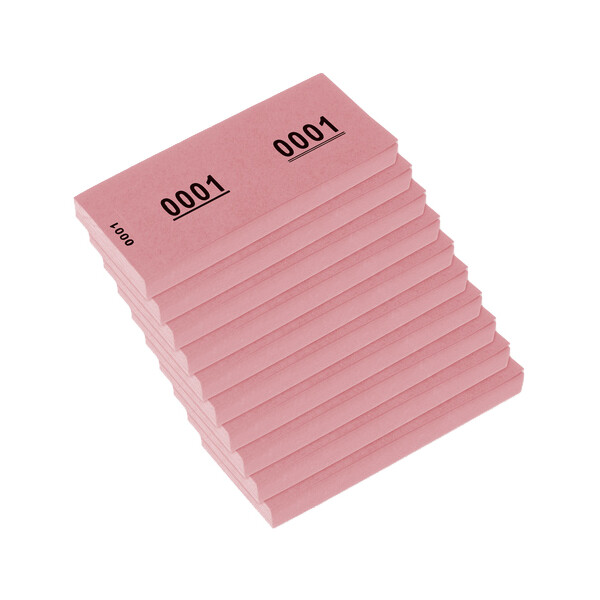 kangaro Nummernblock 1-1000, 105 x 42 mm, weiß