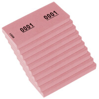 kangaro Nummernblock 1-1000, 105 x 42 mm, weiß