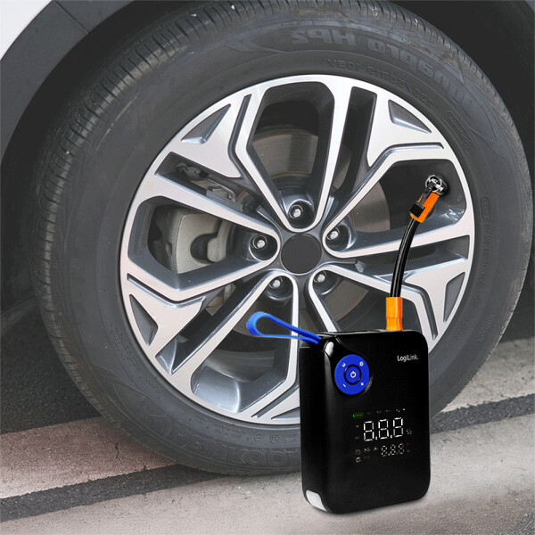 LogiLink 4-in-1 KFZ-Starthilfegerät, 7.200 mAh, schwarz