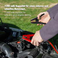 LogiLink 4-in-1 KFZ-Starthilfegerät, 7.200 mAh, schwarz