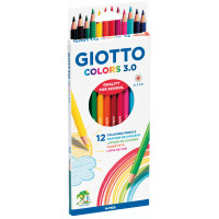GIOTTO Buntstifte COLORS 3.0, sechseckig, 24er Kartonetui