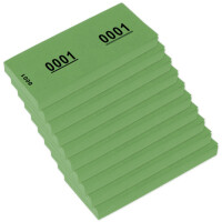 kangaro Nummernblock 1-1000, 105 x 42 mm, orange