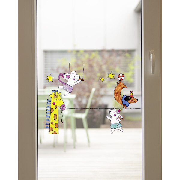 folia Window Color Jumbo-Set BASIC BIG, 10 x 80 ml