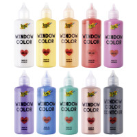 folia Window Color Jumbo-Set BASIC BIG, 10 x 80 ml
