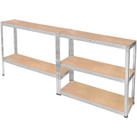 BRÜDER MANNESMANN Schwerlastregal, mit 5 Böden,...