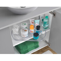 metaltex Drehplatte Loop, Kunststoff, transparent