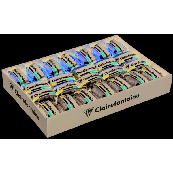 Clairefontaine Ringelband-Eiknäuel, gold & silber sortiert
