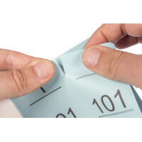 kangaro Nummernblock 1-500, farbig sortiert