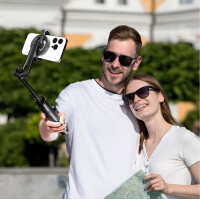 LogiLink BT 5.0 Magnetischer Selfie-Stick,...