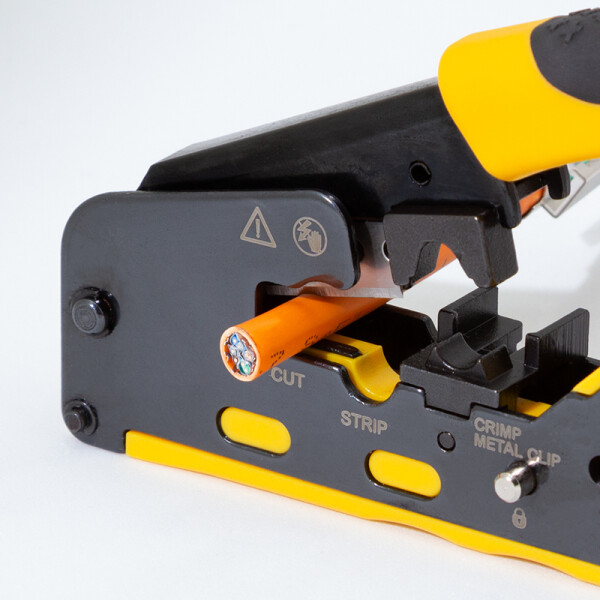 LogiLink Crimpzange f&uuml;r Kat.5 Kat.6 Kat.6A Kat.7 RJ45 &amp;