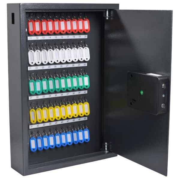 pavo Schlüsseltresor Advanced, für 20 Schlüssel, dunkelgrau