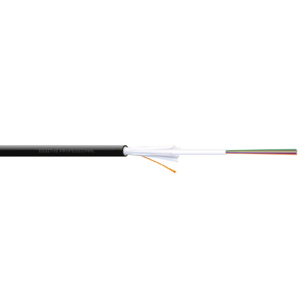 DIGITUS LWL Installationskabel A I-DQ (ZN)BH 12E9, 100 m