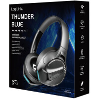 LogiLink BT 6.0 Gaming-Headset THUNDER BLUE,...