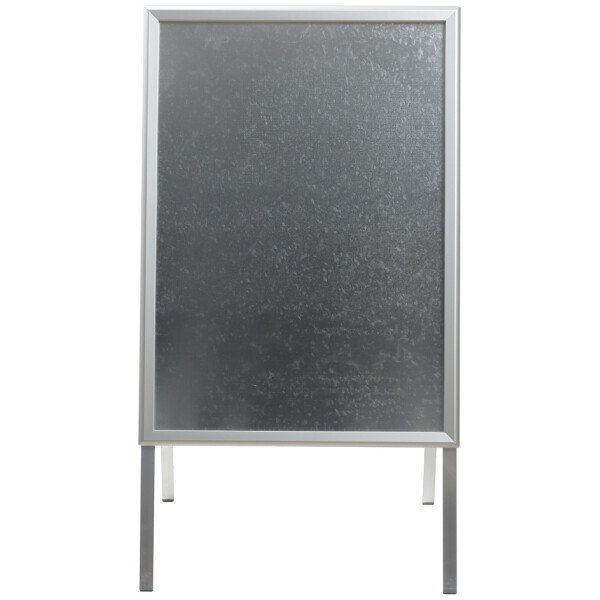 EUROPEL Kundenstopper ECONOMY OUTDOOR, DIN A1, silber