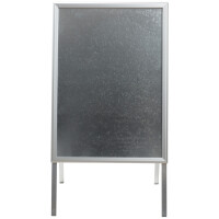 EUROPEL Kundenstopper ECONOMY OUTDOOR, DIN A1, silber