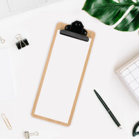 EUROPEL Klemmbrett für Rechnungen, Bambus