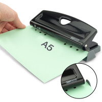 RAPESCO Mehrfachlocher für Terminplaner, schwarz